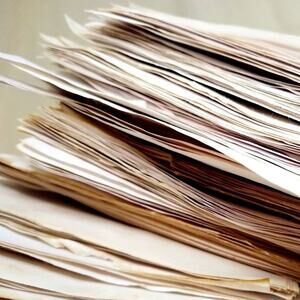 25 Tea Stained 5.5"x8.5" Dyed Papers, Hand Dyed Papers, Junk Journal Supply